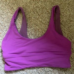 Brand New Lululemon Align Bra vivid plum/vintage plum